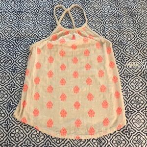 Lucky Brand racer back tank sz M